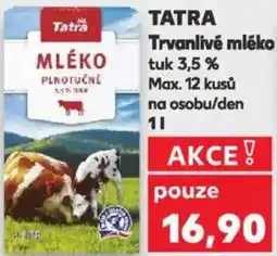 Kaufland TATRA Trvanlivé mléko nabídka
