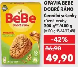 Kaufland OPAVIA BEBE DOBRÉ RÁNO Cereální sušenky nabídka