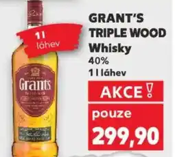 Kaufland GRANT'S TRIPLE WOOD Whisky 40% nabídka