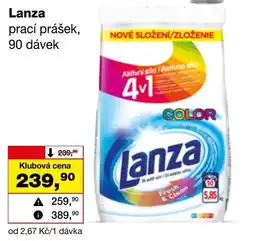 Ráj drogerie Lanza prací prášek nabídka