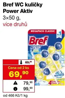 Ráj drogerie Bref WC kuličky Power Aktiv nabídka