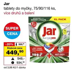 Ráj drogerie Jar tablety do myčky nabídka