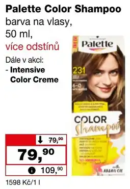 Ráj drogerie Palette Color Shampoo barva na vlasy nabídka