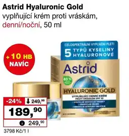 Ráj drogerie Astrid Hyaluronic Gold nabídka