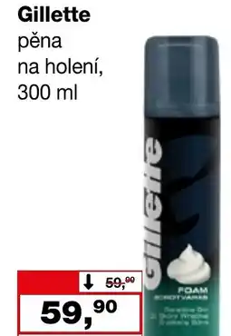 Ráj drogerie Gillette pěna na holení nabídka