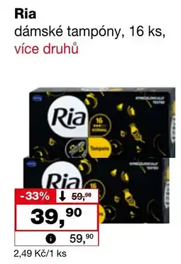 Ráj drogerie Ria dámské tampóny nabídka