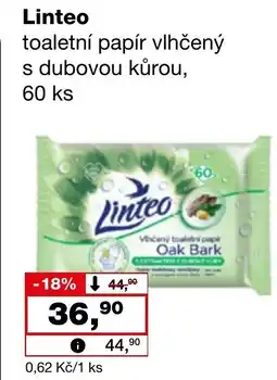 Ráj drogerie Linteo toaletní papír vlhčený s dubovou kůrou nabídka