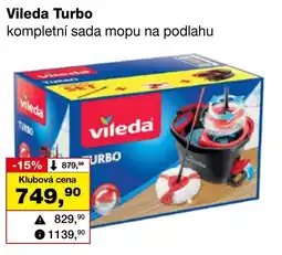 Ráj drogerie Vileda Turbo kompletní sada mopu na podlahu nabídka
