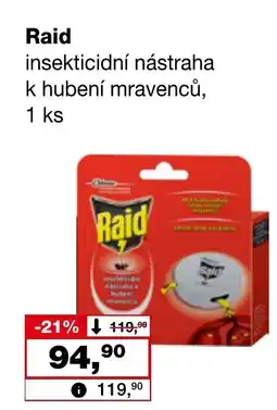 Ráj drogerie Raid insekticidní nástraha k hubení mravenců nabídka