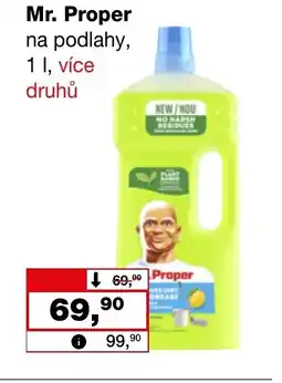 Ráj drogerie Mr. Proper na podlahy nabídka
