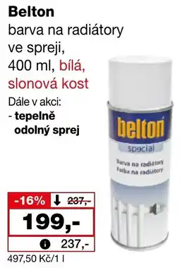 Ráj drogerie Belton barva na radiátory ve spreji nabídka