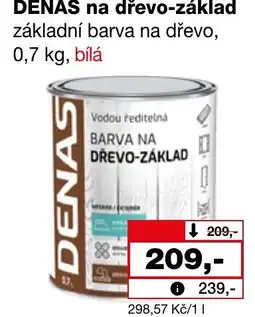 Ráj drogerie DENAS na dřevo-základ základní barva na dřevo nabídka