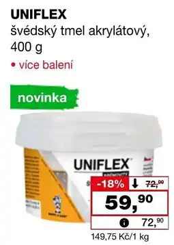 Ráj drogerie UNIFLEX švédský tmel akrylátový nabídka