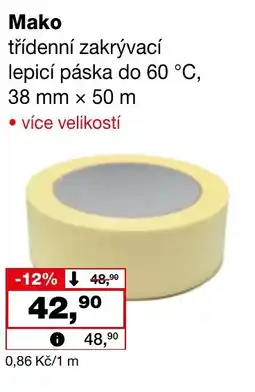 Ráj drogerie Mako třídenní zakrývací lepicí páska do 60 °C nabídka