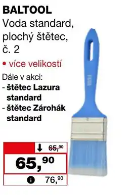 Ráj drogerie BALTOOL Voda standard, plochý štětec nabídka