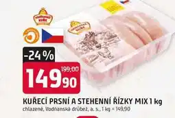 Trefa KUŘECÍ PRSNÍ A STEHENNÍ ŘÍZKY MIX 1 kg nabídka