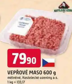 Trefa VEPŘOVÉ MASO 600 g mělněné nabídka