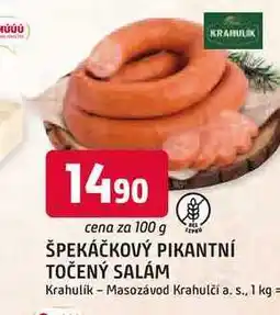 Trefa ŠPEKÁČKOVÝ PIKANTNÍ TOČENÝ SALÁM 100g nabídka