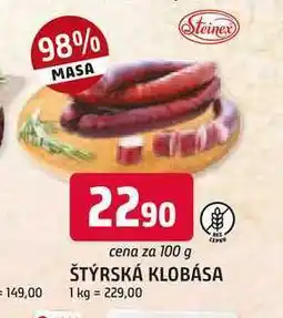 Trefa ŠTÝRSKÁ KLOBÁSA 100 g nabídka