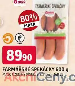 Trefa FARMÁŘSKÉ ŠPEKÁČKY 600 g nabídka