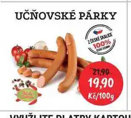 RABBIT řeznictví UČŇOVSKÉ PÁRKY 100g nabídka