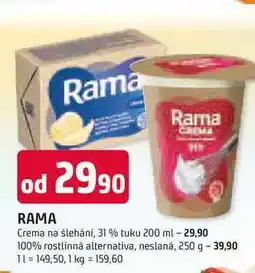 Trefa Rama Crema na šlehání, 31% tuku 200 ml nabídka
