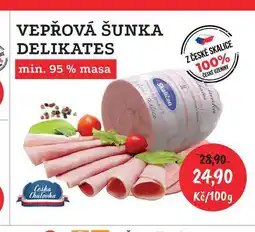 RABBIT řeznictví VEPŘOVÁ ŠUNKA DELIKATES I100g nabídka