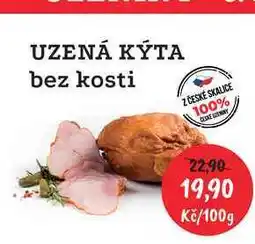 RABBIT řeznictví UZENÁ KÝTA bez kosti 100g nabídka