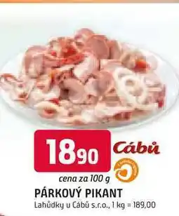 Trefa PÁRKOVÝ PIKANT 100 g nabídka