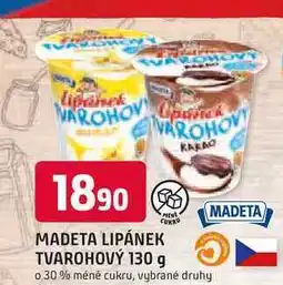 Trefa MADETA LIPÁNEK TVAROHOVÝ 130 g nabídka