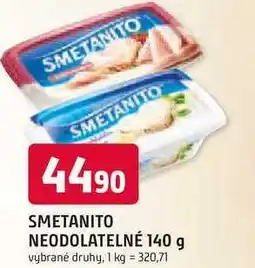 Trefa SMETANITO NEODOLATELNÉ 140 g vybrané druhy nabídka