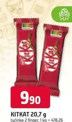 Trefa KITKAT 20,7 g tyčinka 2 finger nabídka
