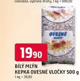 Trefa BÍLÝ MLÝN KEPKA OVESNÉ VLOČKY 500 g nabídka