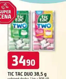 Trefa TIC TAC DUO 38,5 g nabídka
