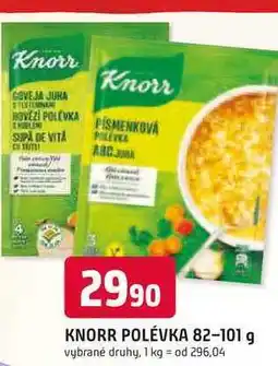 Trefa KNORR POLÉVKA 82-101 g nabídka