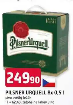 Trefa Pilsner Urquell Pivo ležák světlý 8 x 0,5l nabídka