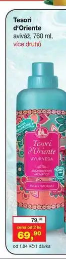 Ráj drogerie Tesori d'Oriente aviváž, 760 ml, více druhů nabídka