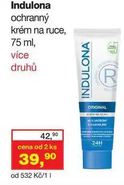 Ráj drogerie Indulona ochranný krém na ruce, 75 ml, více druhů nabídka