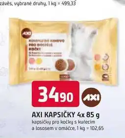 Trefa AXI KAPSIČKY 4x 85 g kapsičky pro kočky nabídka