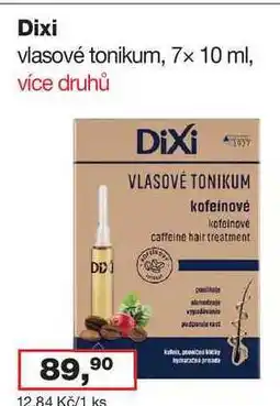 Ráj drogerie Dixi vlasové tonikum, 7x 10 ml, více druhů nabídka