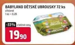 Trefa BABYLAND DĚTSKÉ UBROUSKY 72 ks nabídka