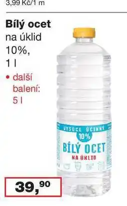 Ráj drogerie Bílý ocet na úklid 10%, 1l nabídka