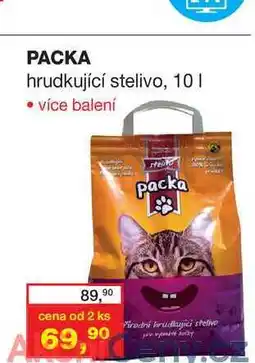 Ráj drogerie PACKA hrudkující stelivo, 10l nabídka