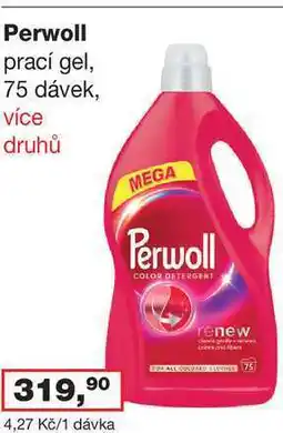 Ráj drogerie Perwoll prací gel, 75 dávek, více druhů nabídka