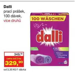 Ráj drogerie Dalli prací prášek, 100 dávek, více druhů nabídka