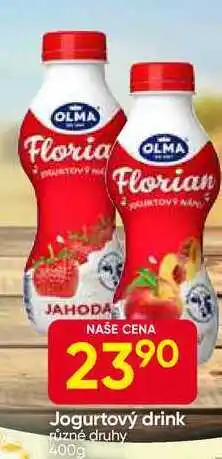 Hruška OLMA Florian Jogurtový drink různé druhy 400g nabídka