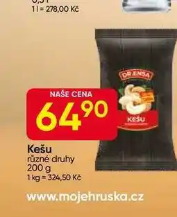 Hruška DR. Ensa Kešu různé druhy 200 g nabídka
