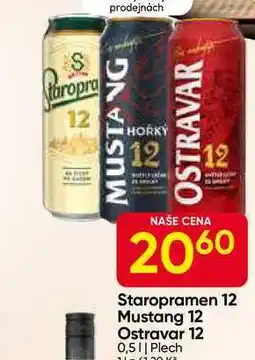 Hruška OSTRAVAR 12, 0.5l plech nabídka