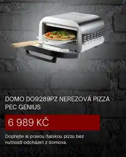 4home Domo DO9289PZ nerezová pizza pec genius nabídka
