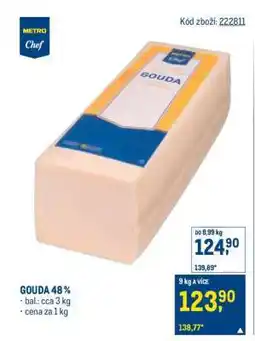 Makro Gouda 48% nabídka